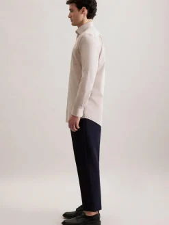 Seidensticker Hemden<Herren Business Hemd - Regular 1/1 Extra lang sand uni