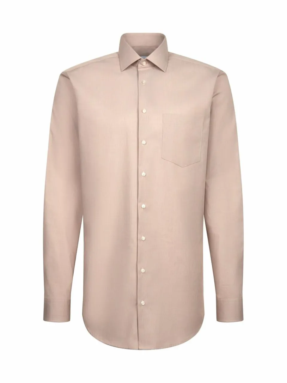 Seidensticker Hemden<Herren Business Hemd - Regular 1/1 Extra lang sand uni