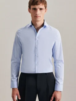 Herren Seidensticker Hemden>Herren Business Hemd - Shaped Langarm