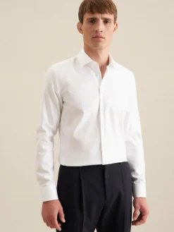 Herren Seidensticker Hemden>Herren Business Hemd - Shaped Langarm