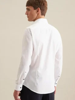 Herren Seidensticker Hemden>Herren Business Hemd - Shaped 1/1 Extra lang