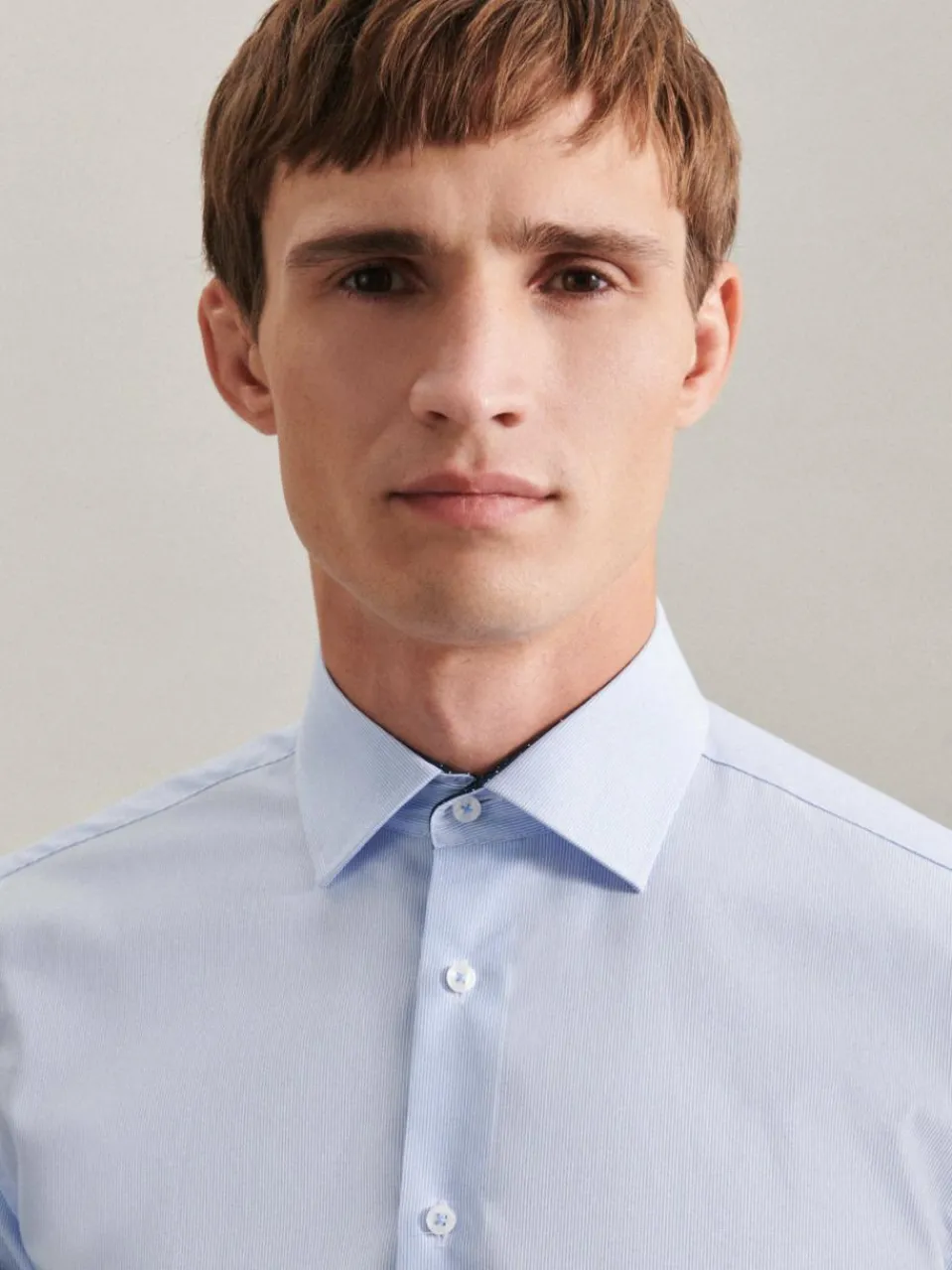 Herren Seidensticker Hemden>Herren Business Hemd - Slim Langarm