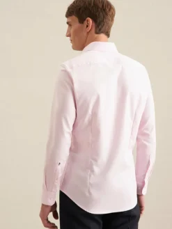 Seidensticker Hemden<Herren Business Hemd - Slim 1/1 rosa uni