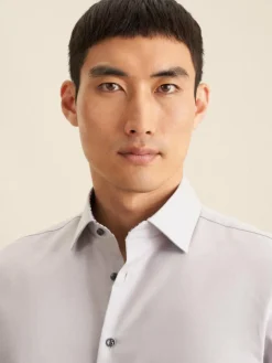 Seidensticker Hemden<Herren Business Hemd - Slim Langarm grau uni