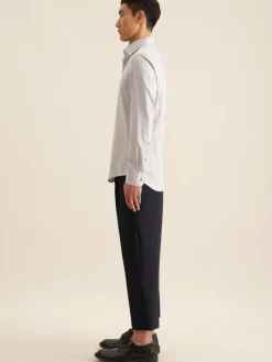 Seidensticker Hemden<Herren Business Hemd - Slim Langarm grau uni