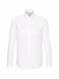 Seidensticker Hemden<Herren Business Hemd - Slim Langarm weiß uni
