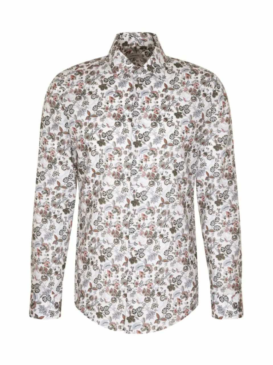 Seidensticker Hemden<Herren Business Hemd - Slim 1/1 orange bedruckt