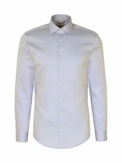 Seidensticker Hemden<Herren Business Hemd - Slim 1/1 Extra lang hellblau uni