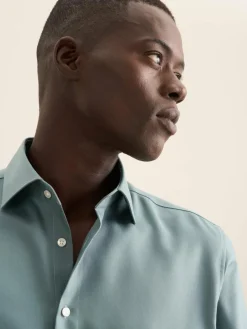 Seidensticker Hemden<Herren Business Hemd - X-Slim 1/1 grün uni