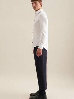 Seidensticker Hemden<Herren Business Hemd - X-Slim Langarm weiß uni