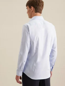 Seidensticker Hemden<Herren Business Hemd - X-Slim Langarm hellblau uni