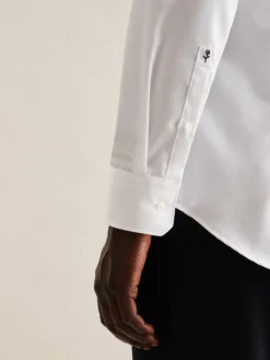 Seidensticker Hemden<Herren Business Hemd - X-Slim Extra langer Arm weiß uni