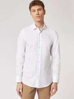 Roy Robson Hemden<Herren Businesshemd weiß uni