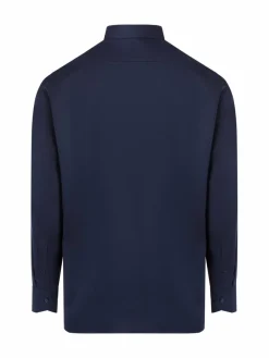 OLYMP Luxor modern fit Hemden<Herren Businesshemd marine strukturiert