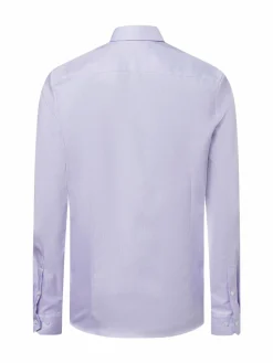 Finshley & Harding Hemden<Herren Businesshemd - Bügelfrei altrosa weiß strukturiert