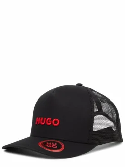 HUGO Mützen & Caps<Herren Cap - Marsel Trucker schwarz uni