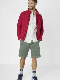 Redpoint Hosen<Herren Cargobermuda - OTTAWA Comfort Fit oliv uni