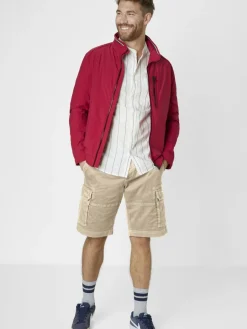 Redpoint Hosen<Herren Cargobermuda - OTTAWA Comfort Fit beige uni