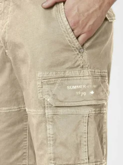 Redpoint Hosen<Herren Cargobermuda - OTTAWA Comfort Fit beige uni