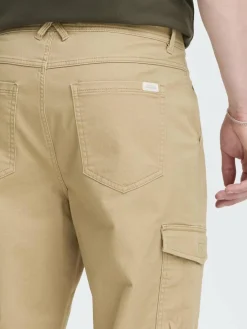 BLEND Hosen<Herren Cargohose - BHMADDOX wovenpant beige uni