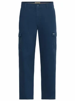 BLEND Hosen<Herren Cargohose - BHMADDOX wovenpant blau uni