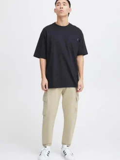 BLEND Hosen<Herren Cargohose - BHSweatpant beige uni