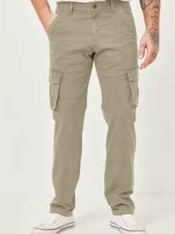 Redpoint Hosen<Herren Cargohose - MONCTON Straight Fit beige uni