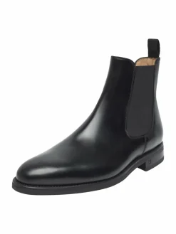 Henry Stevens Boots & Stiefeletten<Herren Chelsea Boots – Marshall CB4 schwarz uni