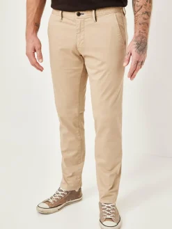 Redpoint Hosen<Herren Chino - JASPER Slim Fit beige uni