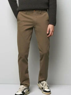 MEYER Hosen<Herren Chino - M5 braun uni