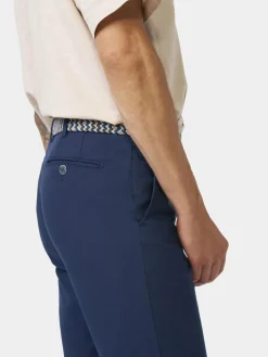 MEYER Hosen<Herren Chino BONN Art.1-8121 blau uni