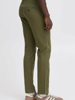 BLEND Hosen<Herren Chinohose - BHEDNAN oliv uni