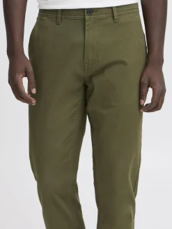 BLEND Hosen<Herren Chinohose - BHEDNAN oliv uni