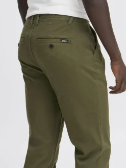 BLEND Hosen<Herren Chinohose - BHEDNAN oliv uni