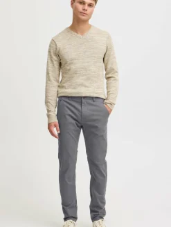 BLEND Hosen<Herren Chinohose - BHKainz grau uni