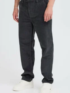 BLEND Hosen<Herren Chinohose - BHMADDOX-Cord grau strukturiert