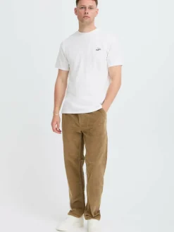 BLEND Hosen<Herren Chinohose - BHMADDOX-Cord beige strukturiert