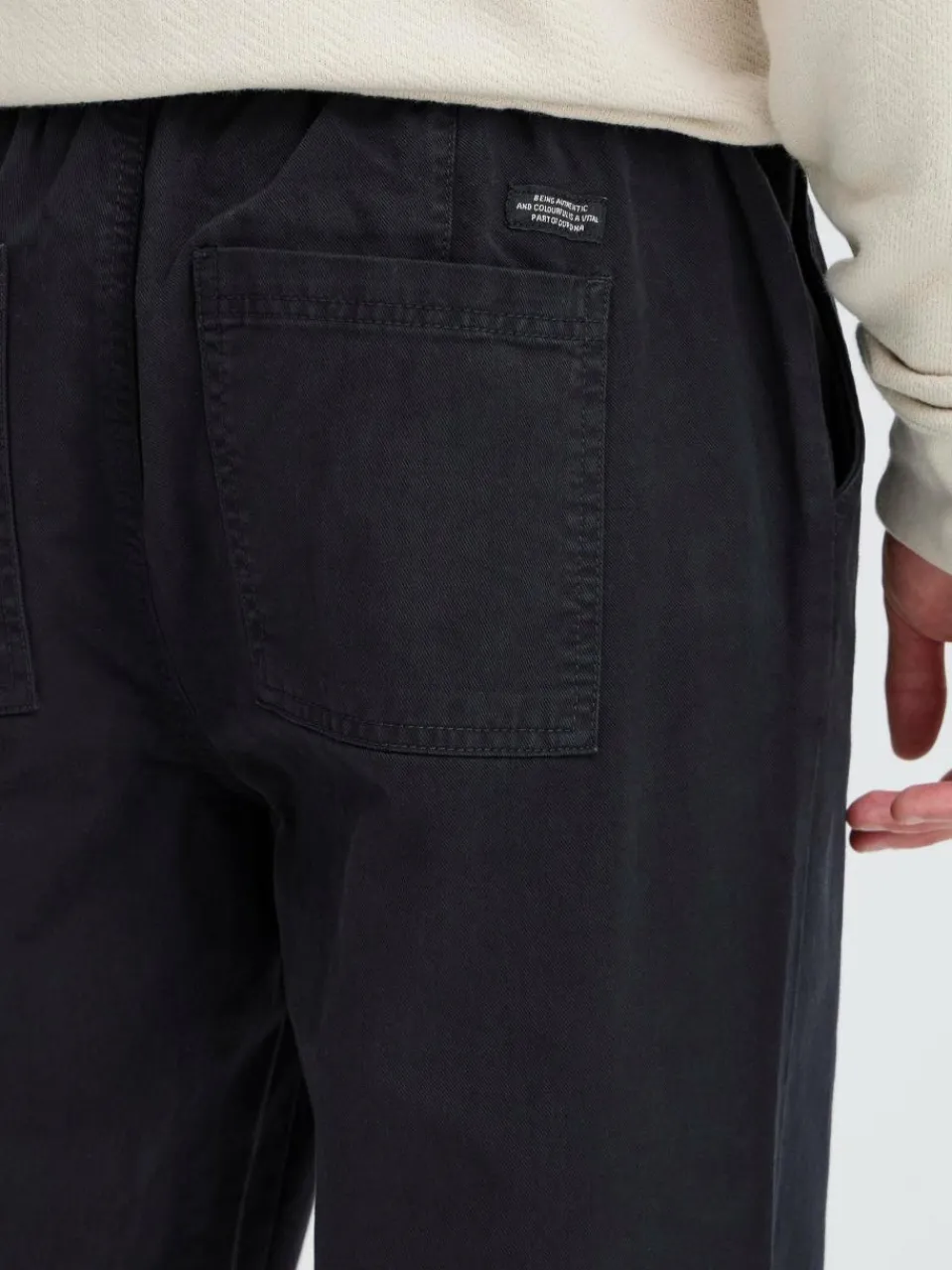 BLEND Hosen<Herren Chinohose - BHMILES Wovenpant schwarz uni