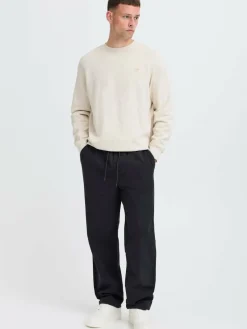 BLEND Hosen<Herren Chinohose - BHMILES Wovenpant schwarz uni