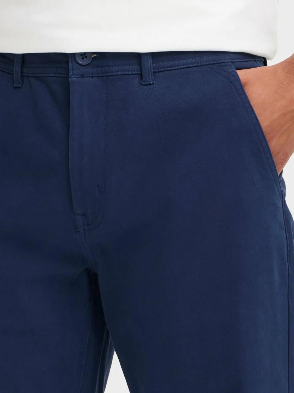 BLEND Hosen<Herren Chinohose - BHMORGAN wovenpant blau uni