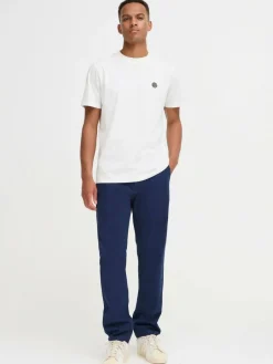 BLEND Hosen<Herren Chinohose - BHMORGAN wovenpant blau uni