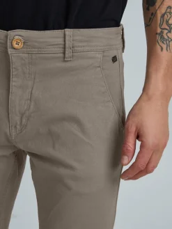 BLEND Hosen<Herren Chinohose - BHNATAN grau uni