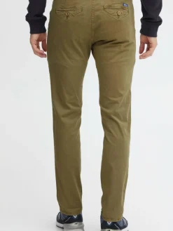 BLEND Hosen<Herren Chinohose - BHNIGHT oliv uni