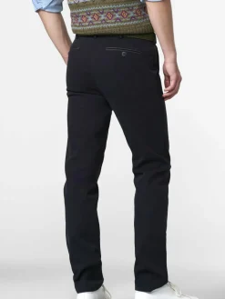 MEYER Hosen<Herren Chinohose - BONN blau uni