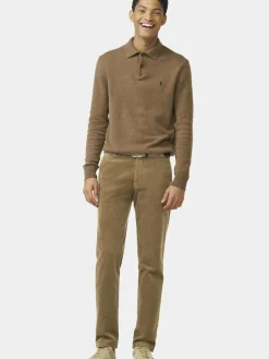 MEYER Hosen<Herren Chinohose - BONN ACTIVE braun uni