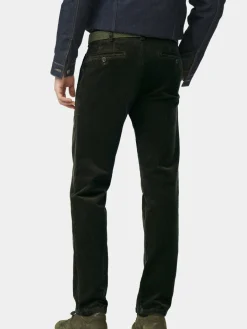 MEYER Hosen<Herren Chinohose - BONN ACTIVE oliv uni