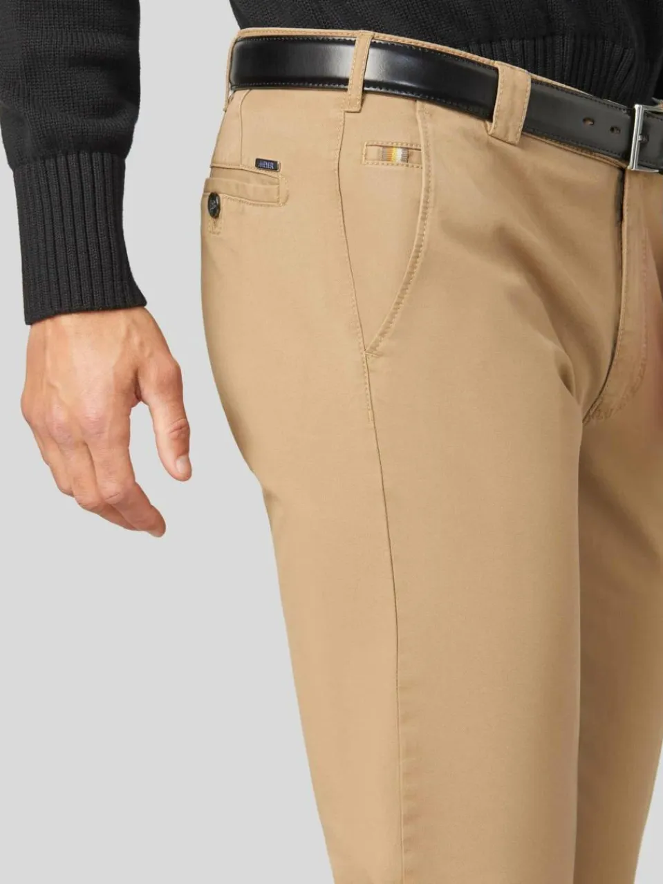 Herren MEYER Hosen>Herren Chinohose - Roma