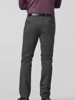 MEYER Hosen<Herren Chinohose - Roma anthrazit uni