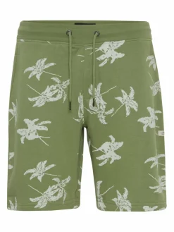 BLEND Hosen<Herren Chinoshorts grün uni