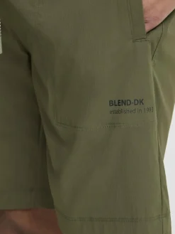 BLEND Hosen<Herren Chinoshorts - BHEDGAR oliv bedruckt
